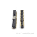 0,8 mm encabezado femenino filas duales SMT